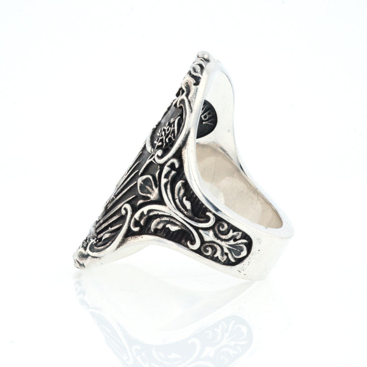 King Baby Lady Liberty Shield Ring