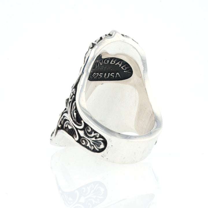 King Baby Lady Liberty Shield Ring