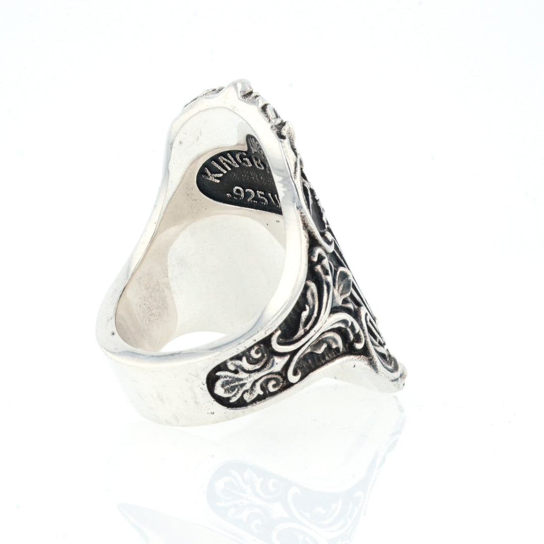 King Baby Lady Liberty Shield Ring