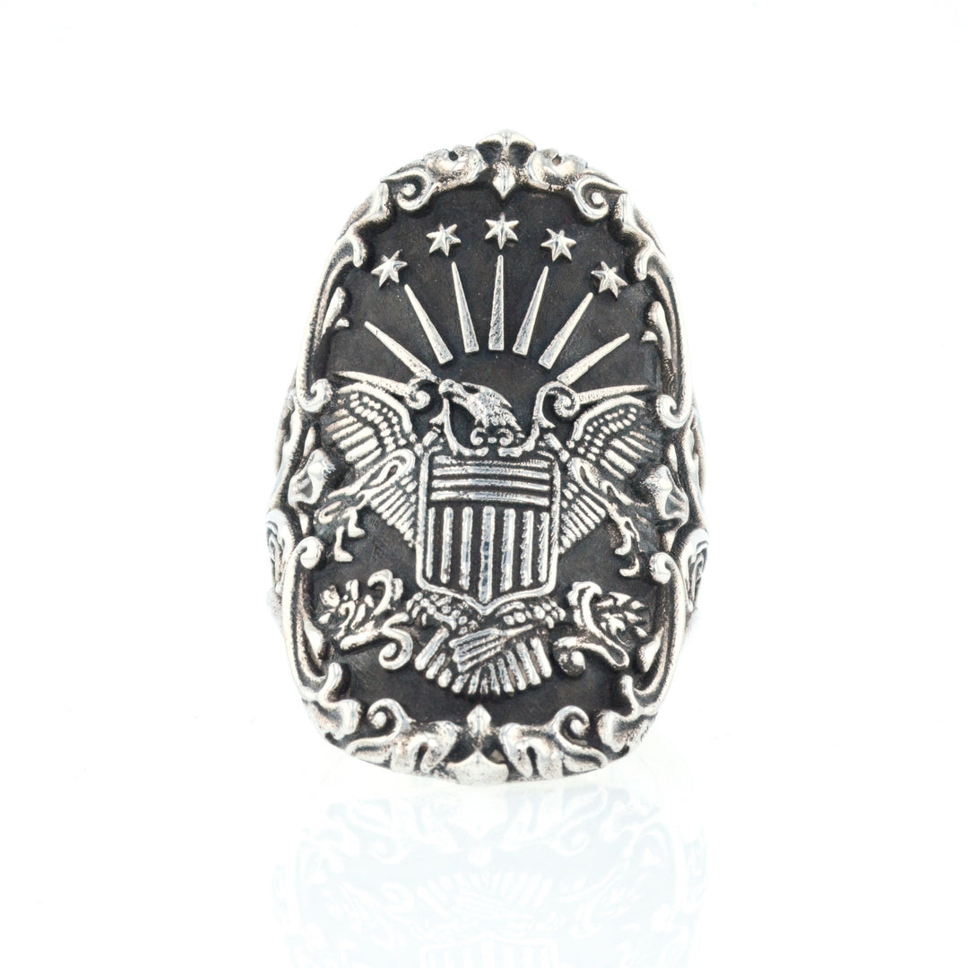 King Baby American Eagle Shield Ring