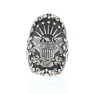 King Baby American Eagle Shield Ring