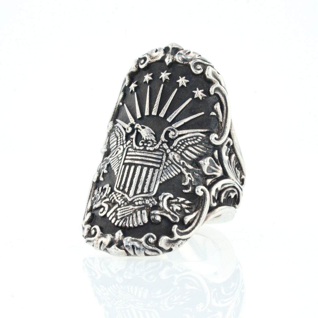 King Baby American Eagle Shield Ring