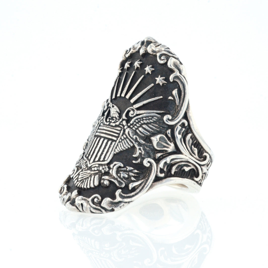 King Baby American Eagle Shield Ring