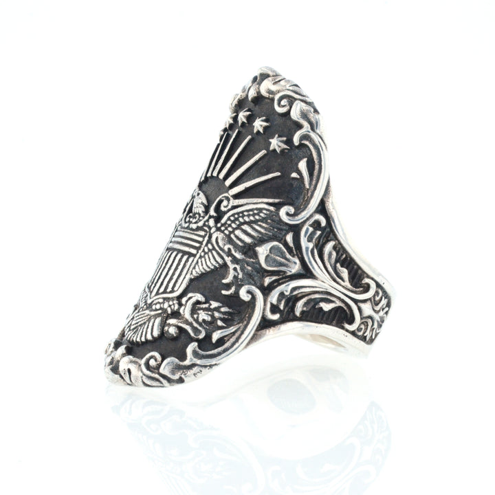 King Baby American Eagle Shield Ring