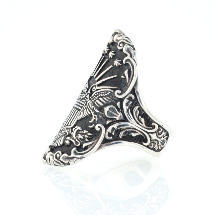 King Baby American Eagle Shield Ring