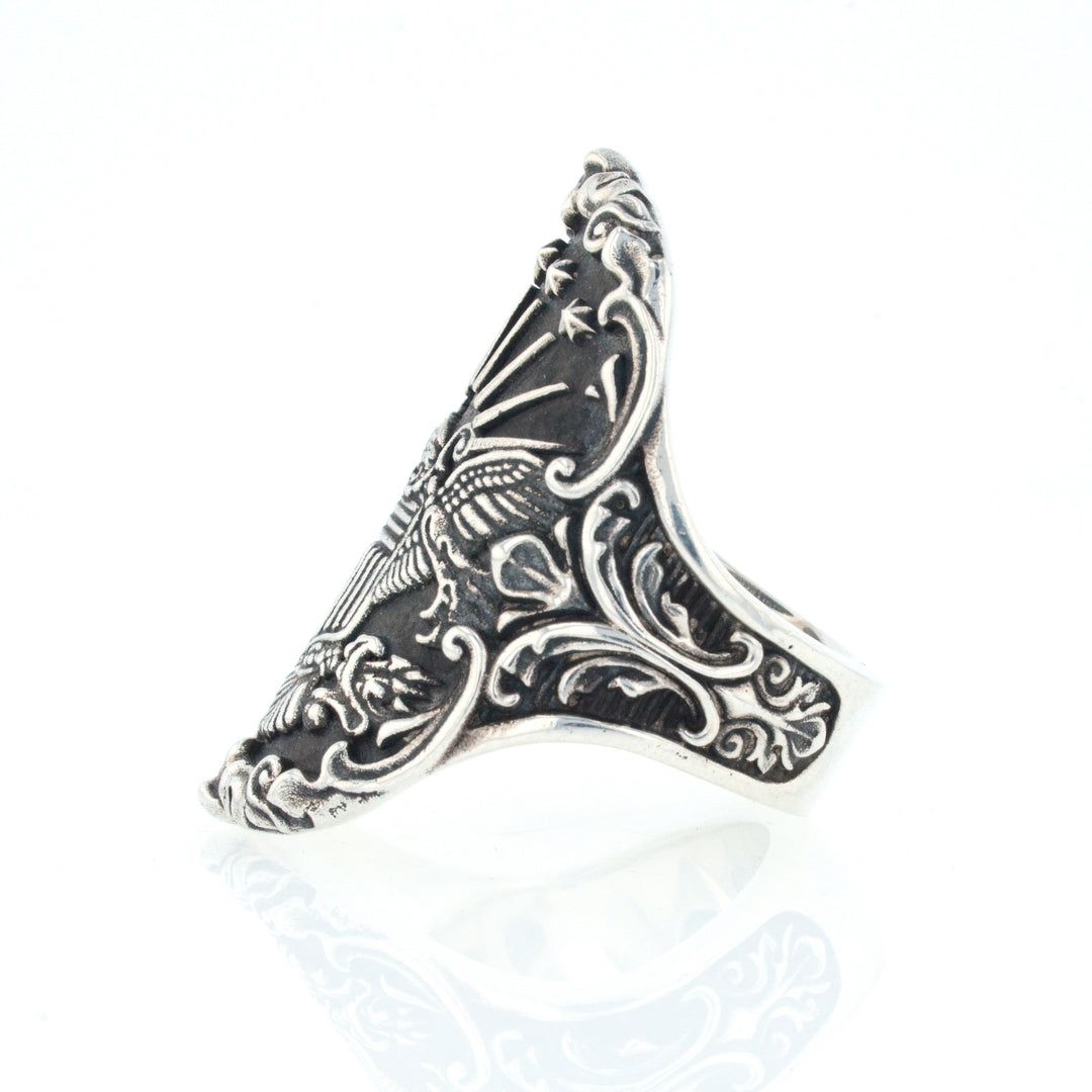 King Baby American Eagle Shield Ring