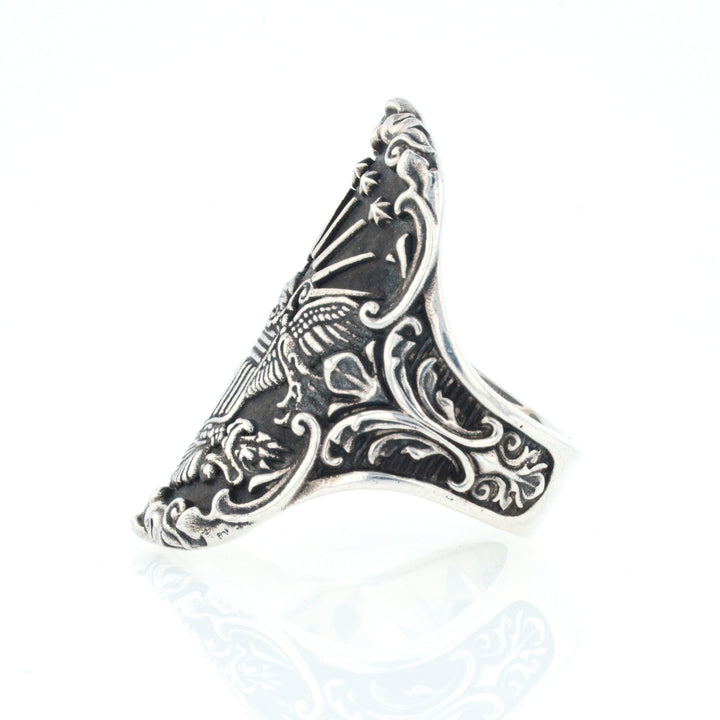 King Baby American Eagle Shield Ring