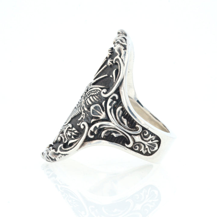 King Baby American Eagle Shield Ring