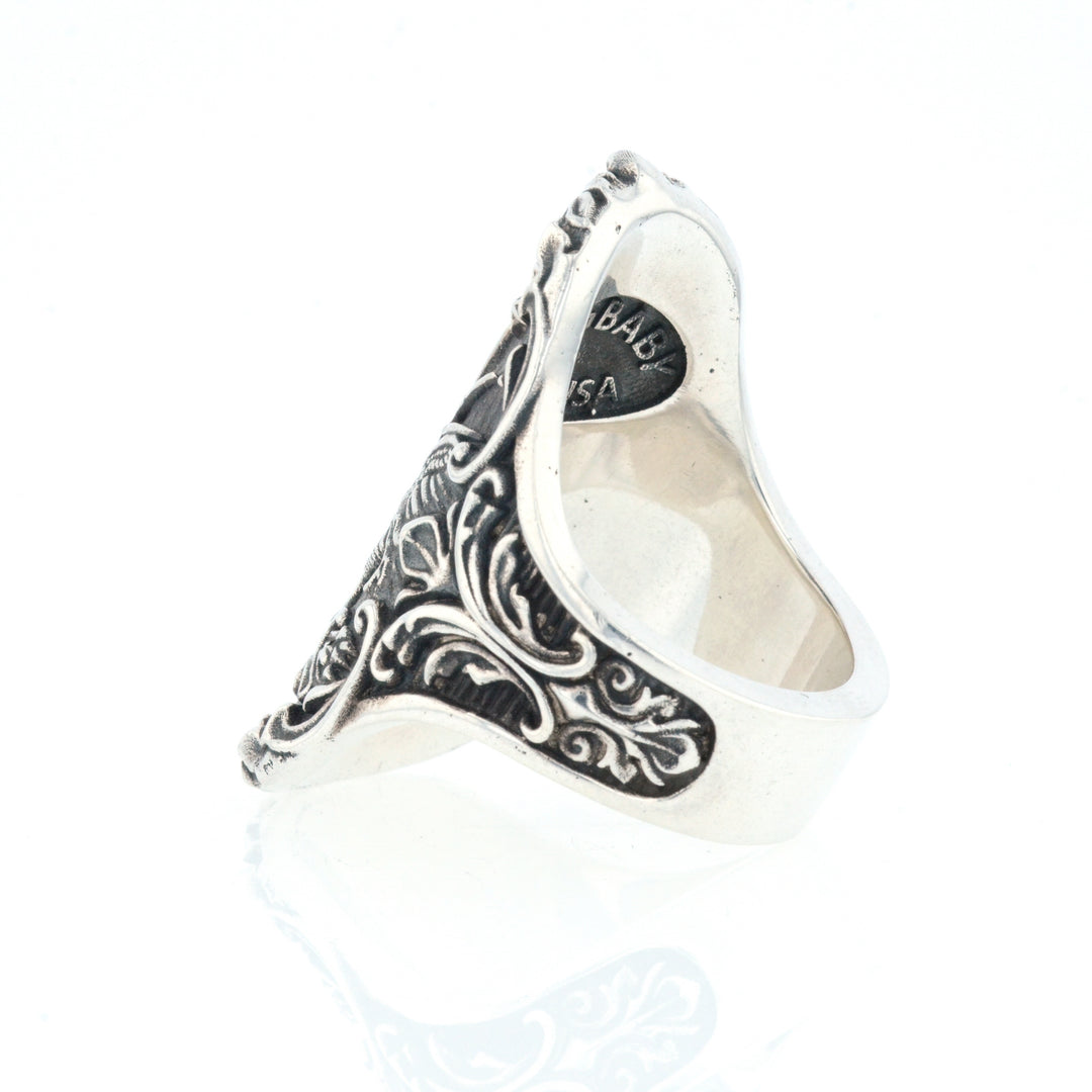 King Baby American Eagle Shield Ring