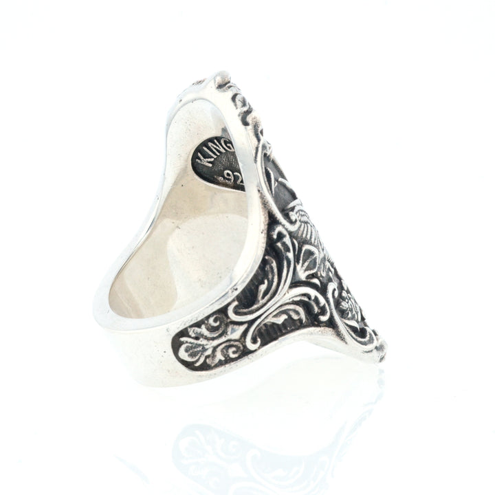 King Baby American Eagle Shield Ring