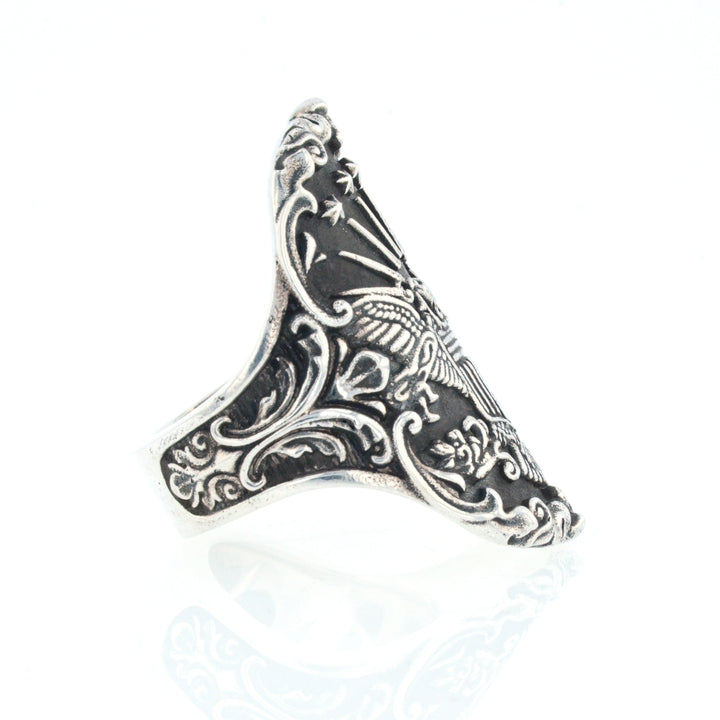 King Baby American Eagle Shield Ring