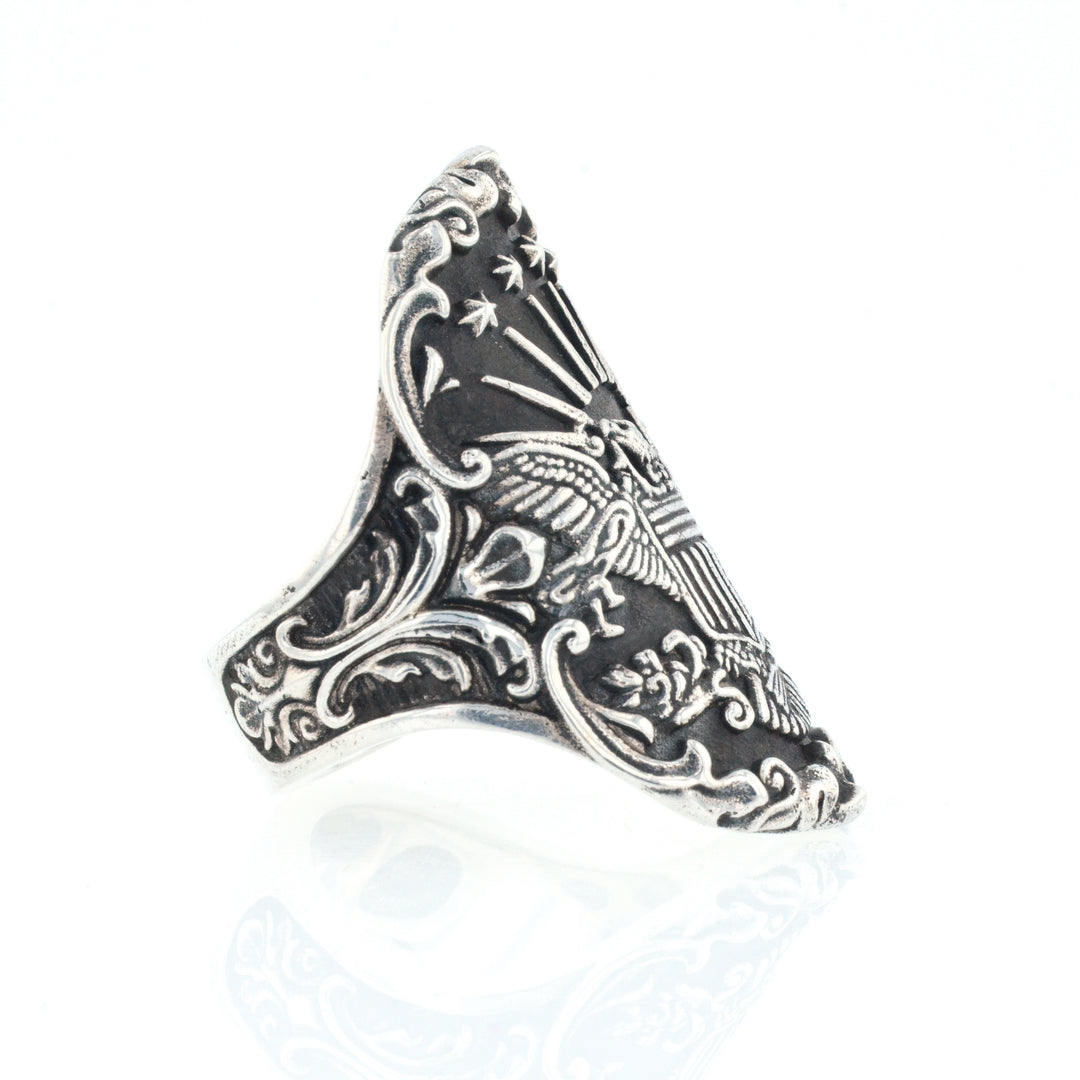 King Baby American Eagle Shield Ring