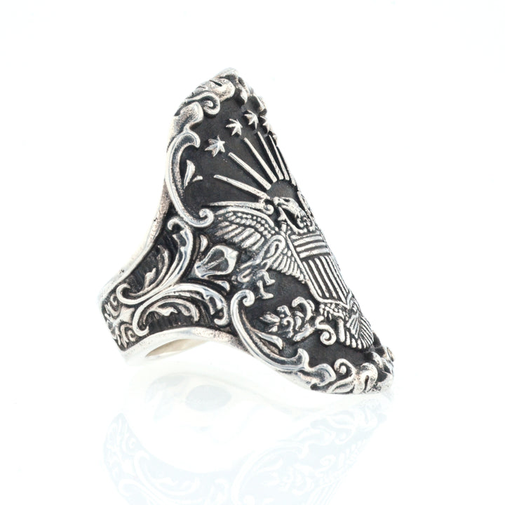 King Baby American Eagle Shield Ring