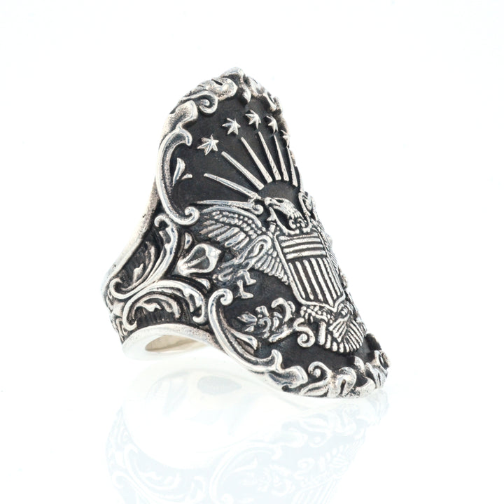 King Baby American Eagle Shield Ring