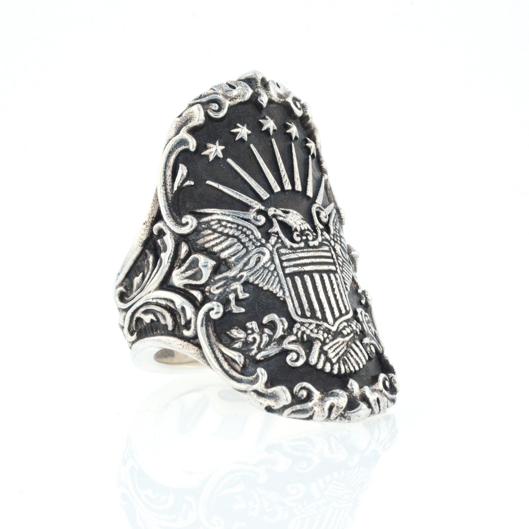 King Baby American Eagle Shield Ring