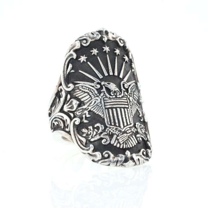 King Baby American Eagle Shield Ring