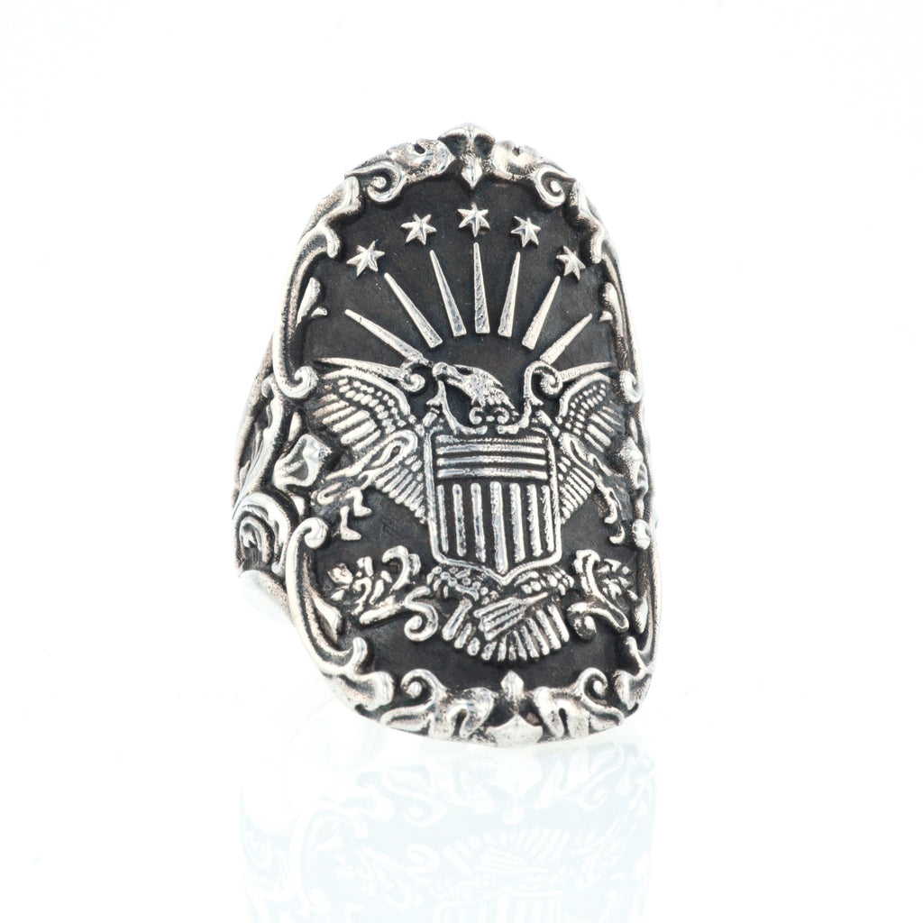 King Baby American Eagle Shield Ring