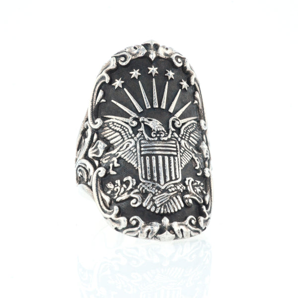 American Eagle Shield Ring