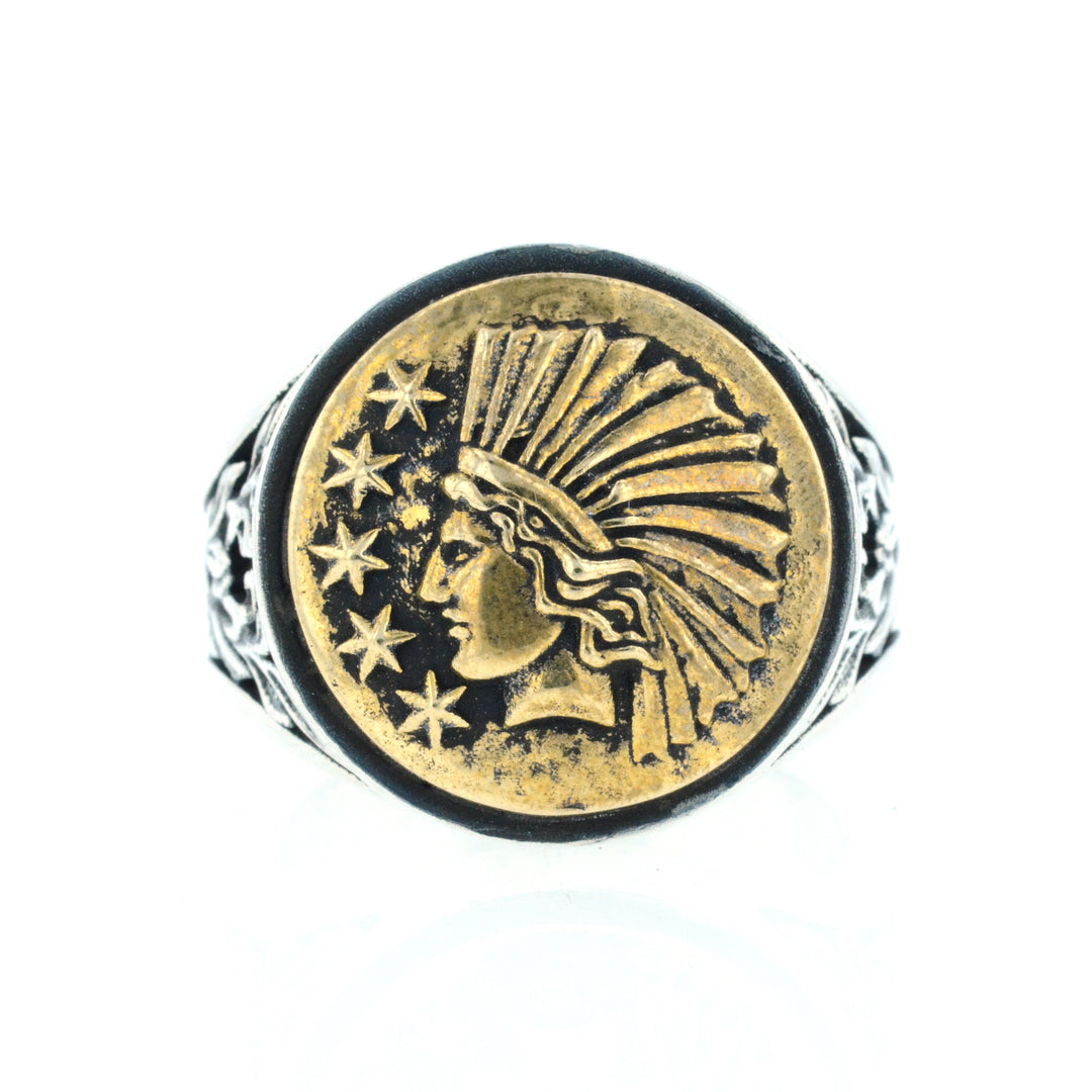 Liberty Headdress Signet Ring