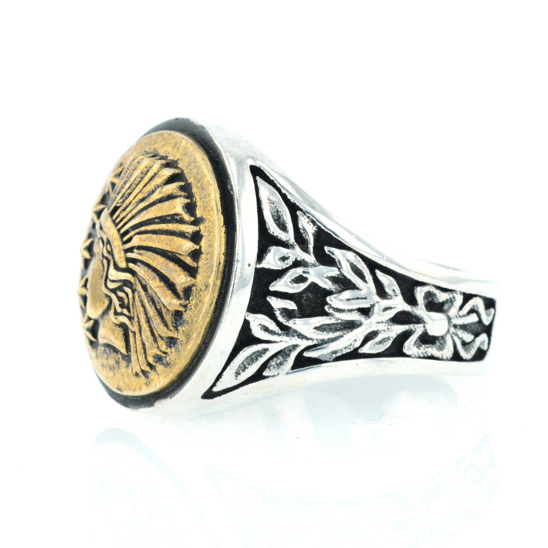 Liberty Headdress Signet Ring