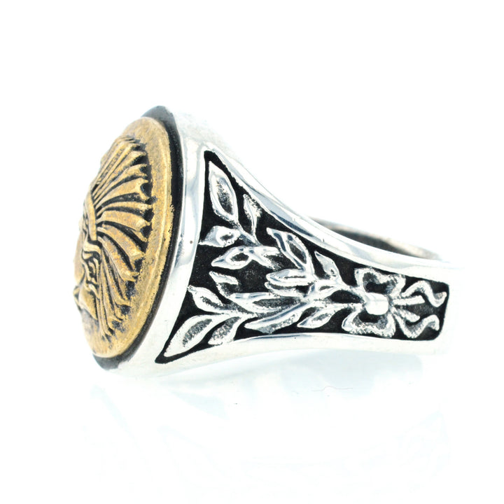 Liberty Headdress Signet Ring