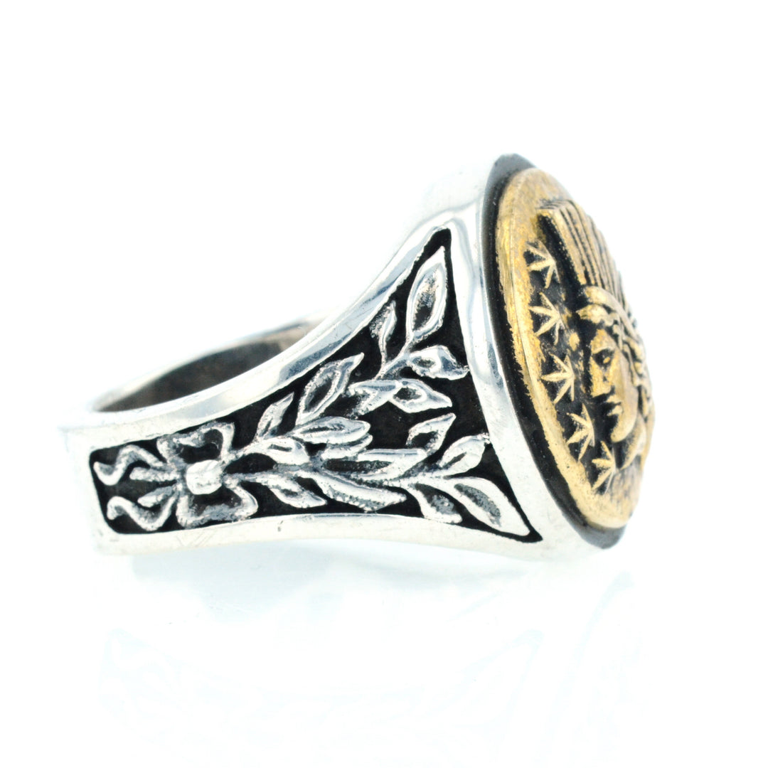 Liberty Headdress Signet Ring