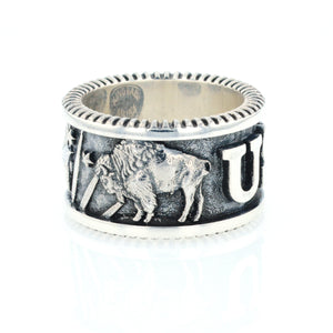 King Baby USA Ring with Chief and Buffalo