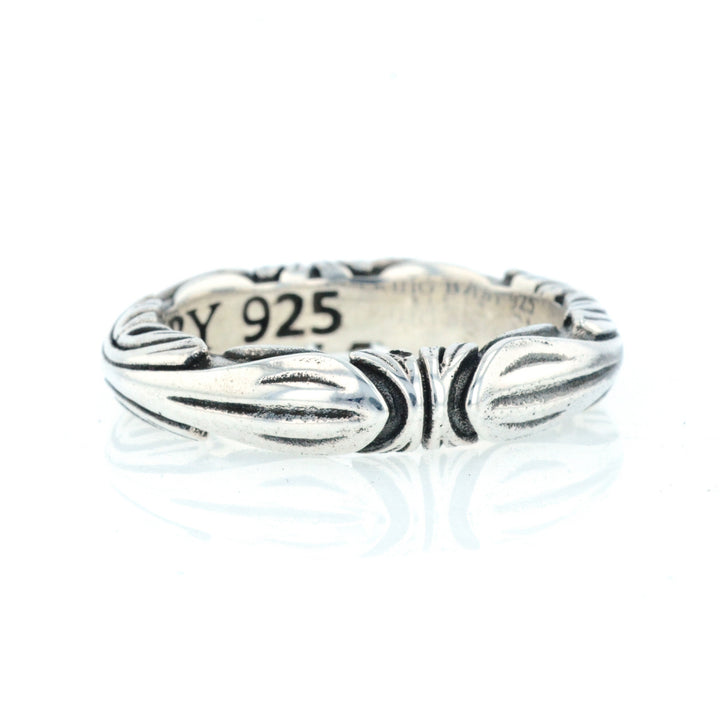 King Baby Silver Engraved Band