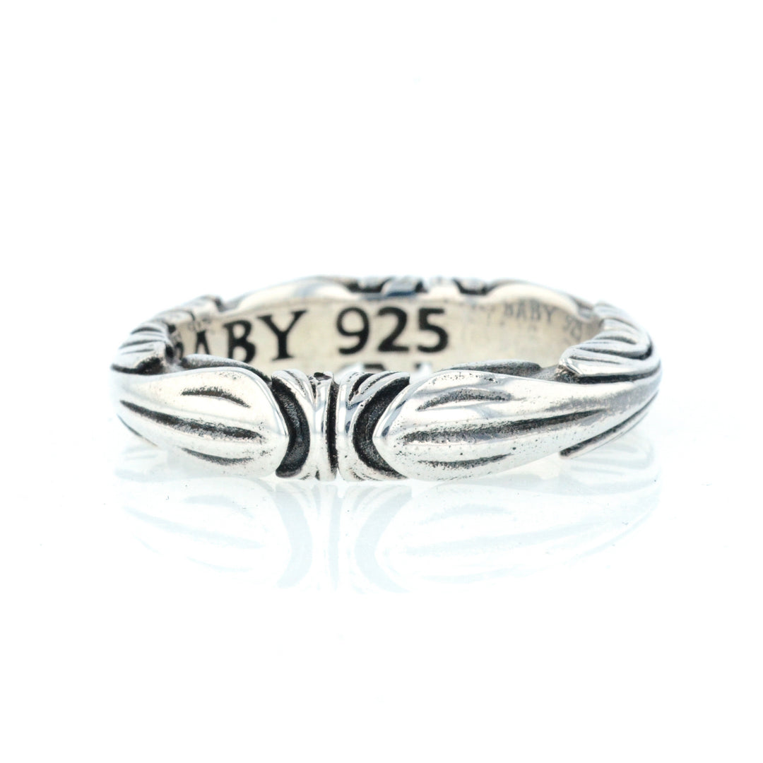 King Baby Silver Engraved Band