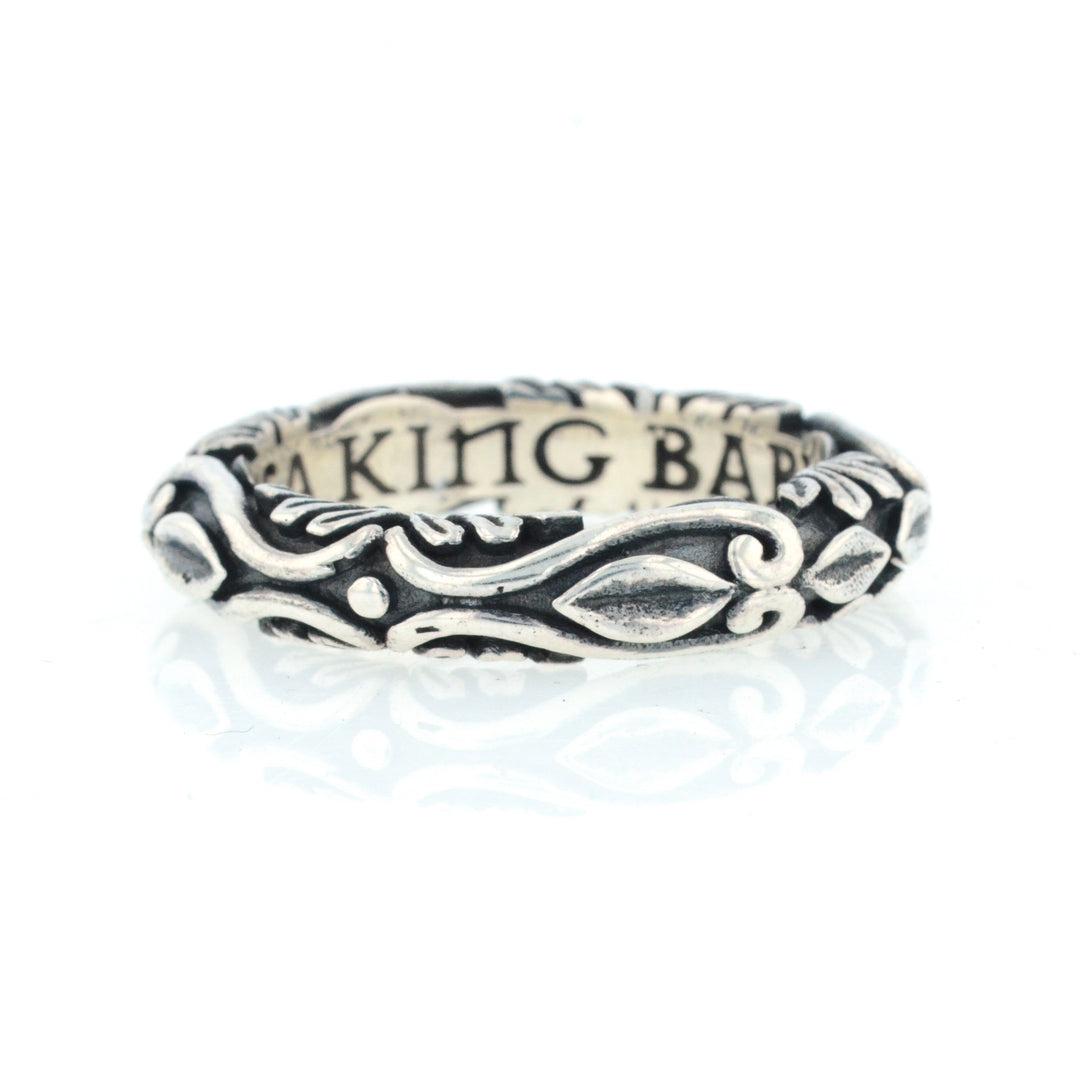 King Baby Fine Line Engraved Band