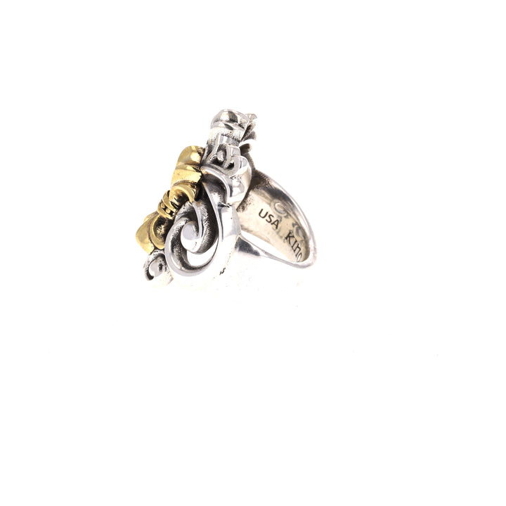 King Baby sterling silver ring