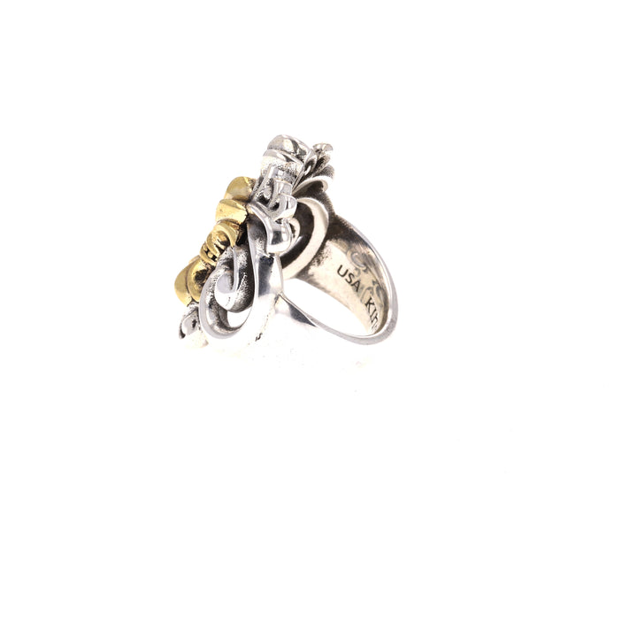 King Baby sterling silver ring