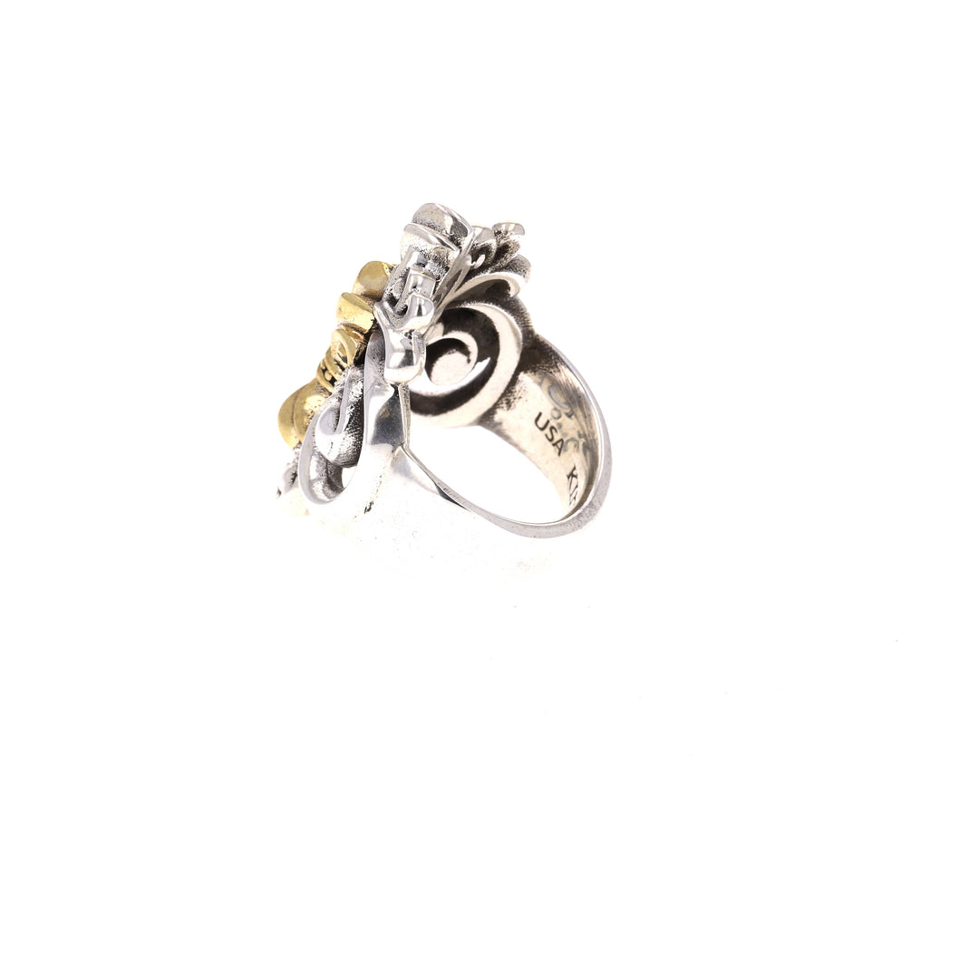 King Baby sterling silver ring