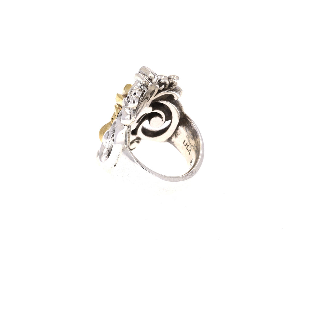 King Baby sterling silver ring