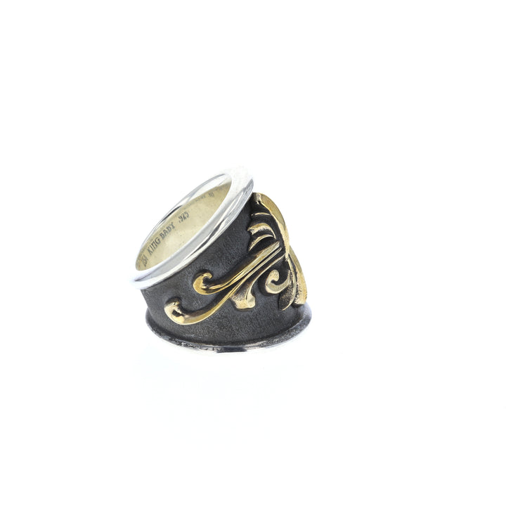 sterling silver king baby ring