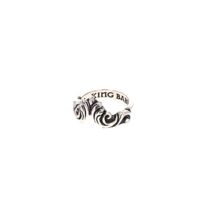 King Baby sterling silver ring