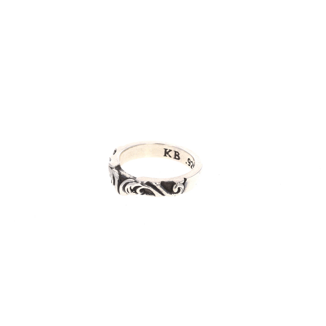 Valleyed Scroll Ring