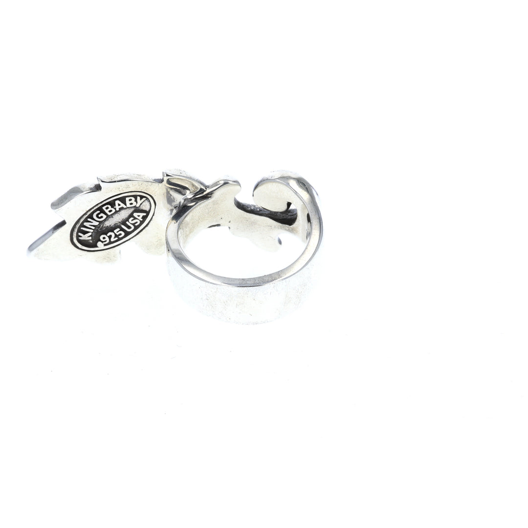 King Baby sterling silver ring