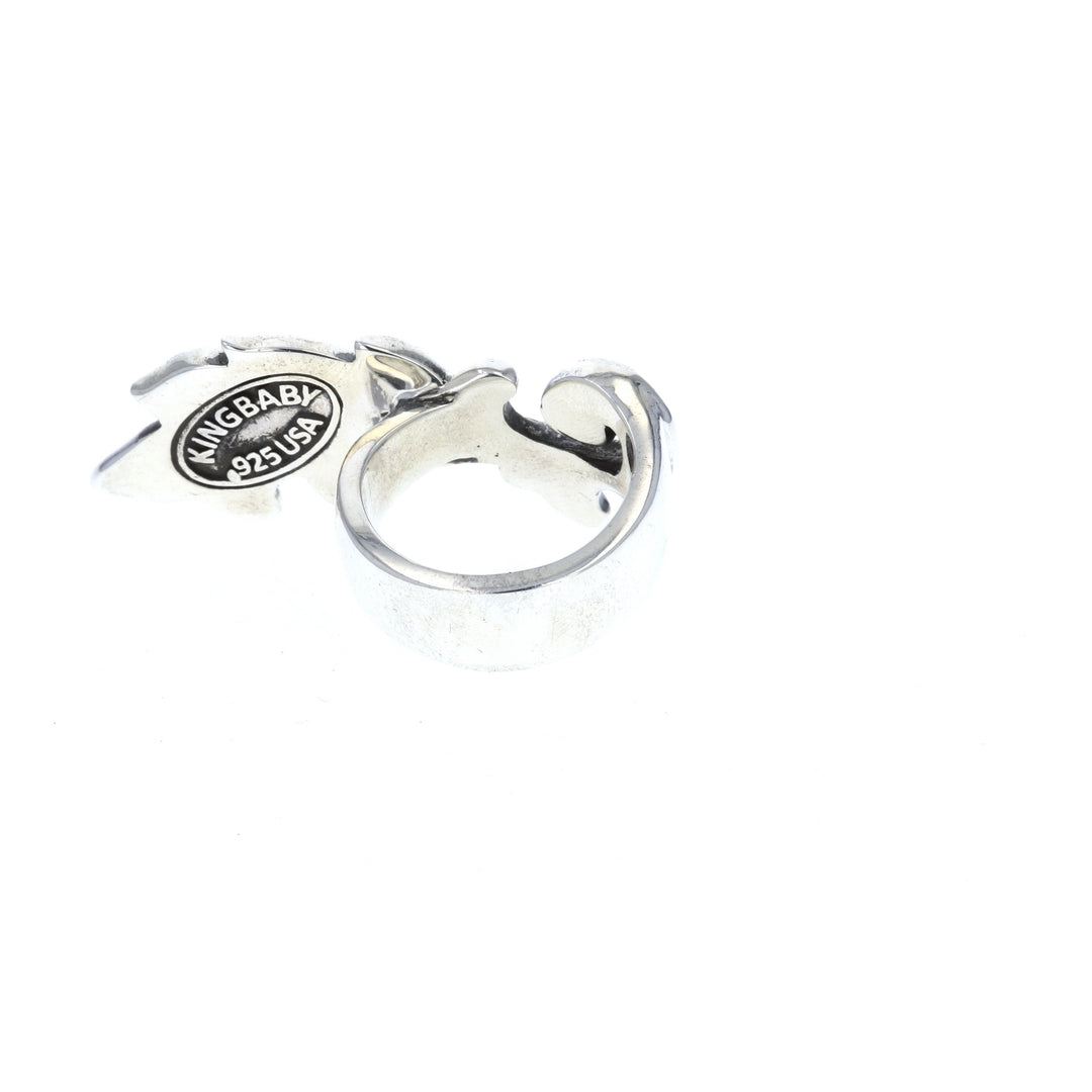 King Baby sterling silver ring