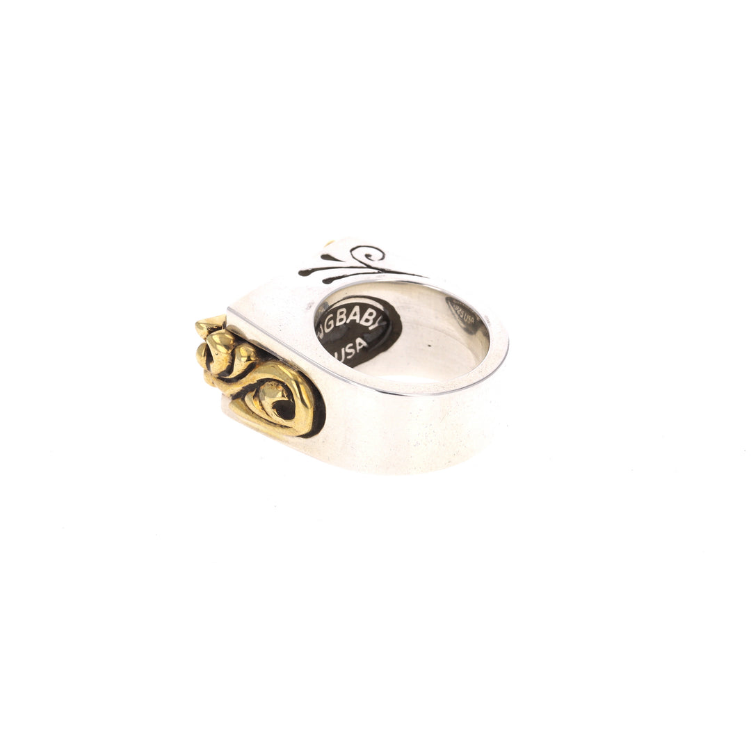 King Baby sterling silver ring