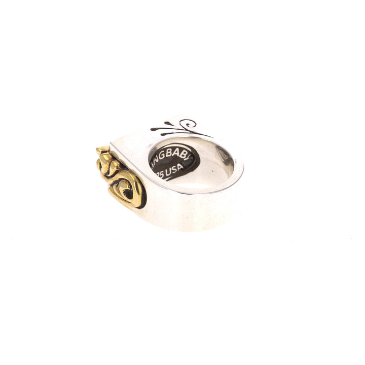 King Baby sterling silver ring