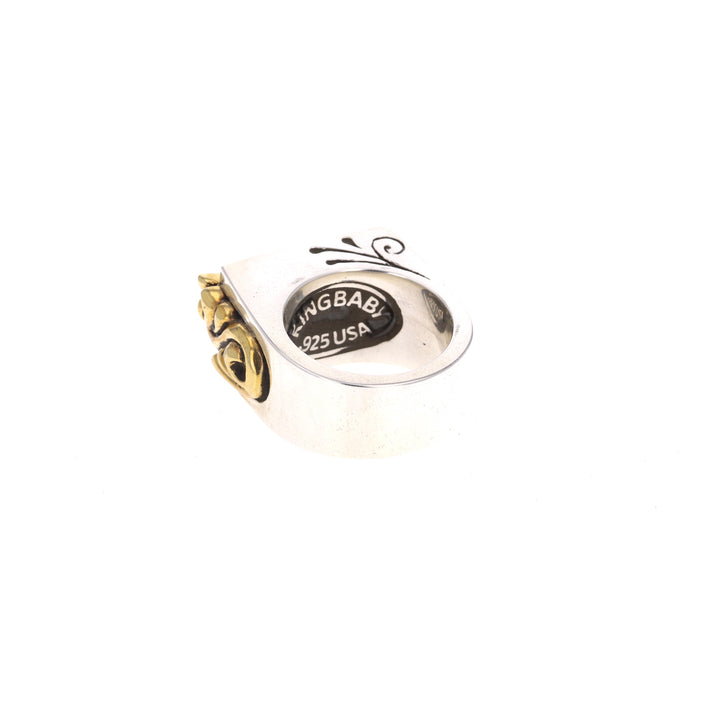 King Baby sterling silver ring