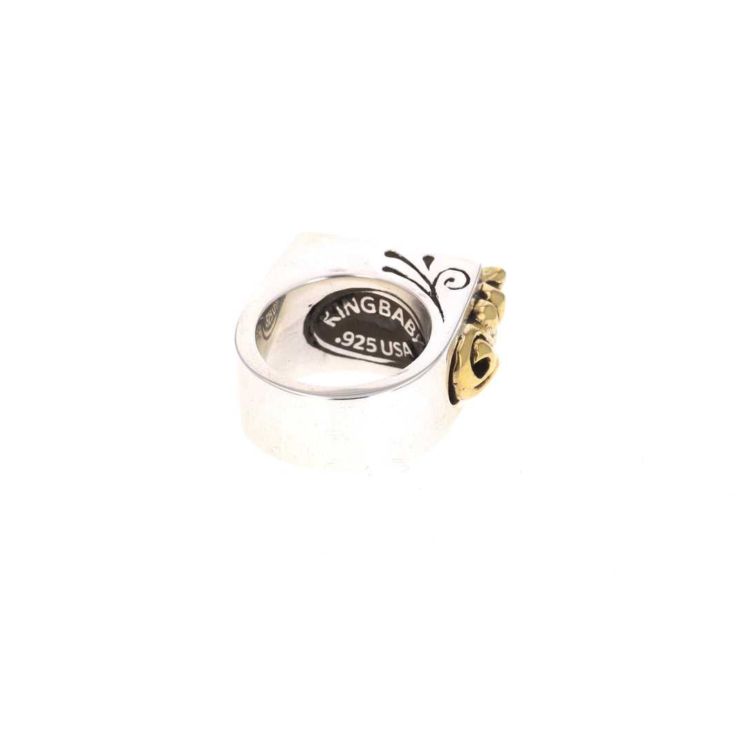 King Baby sterling silver ring