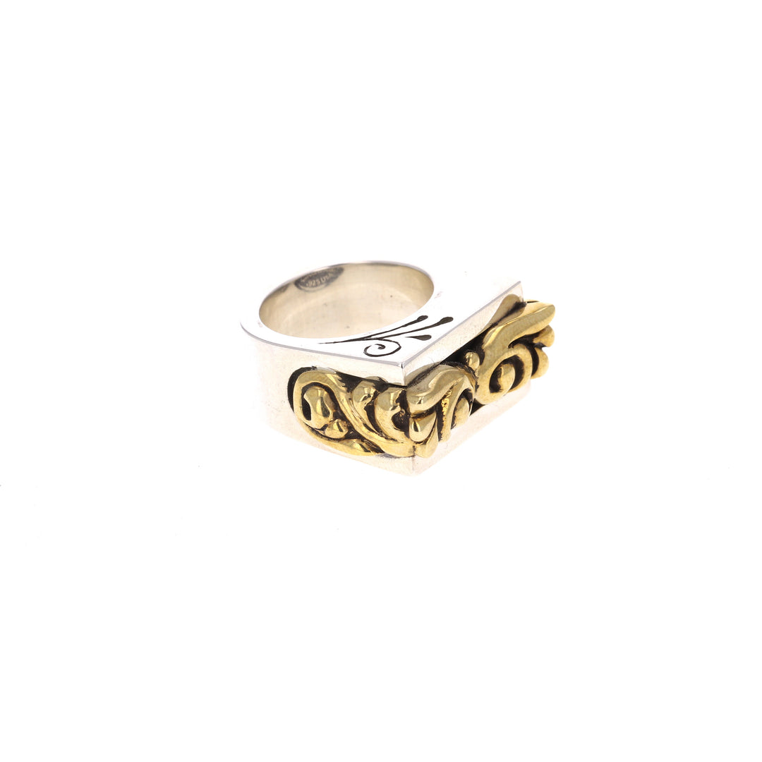 King Baby sterling silver ring