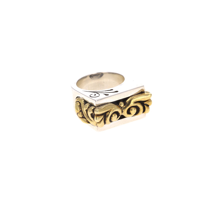 King Baby sterling silver ring