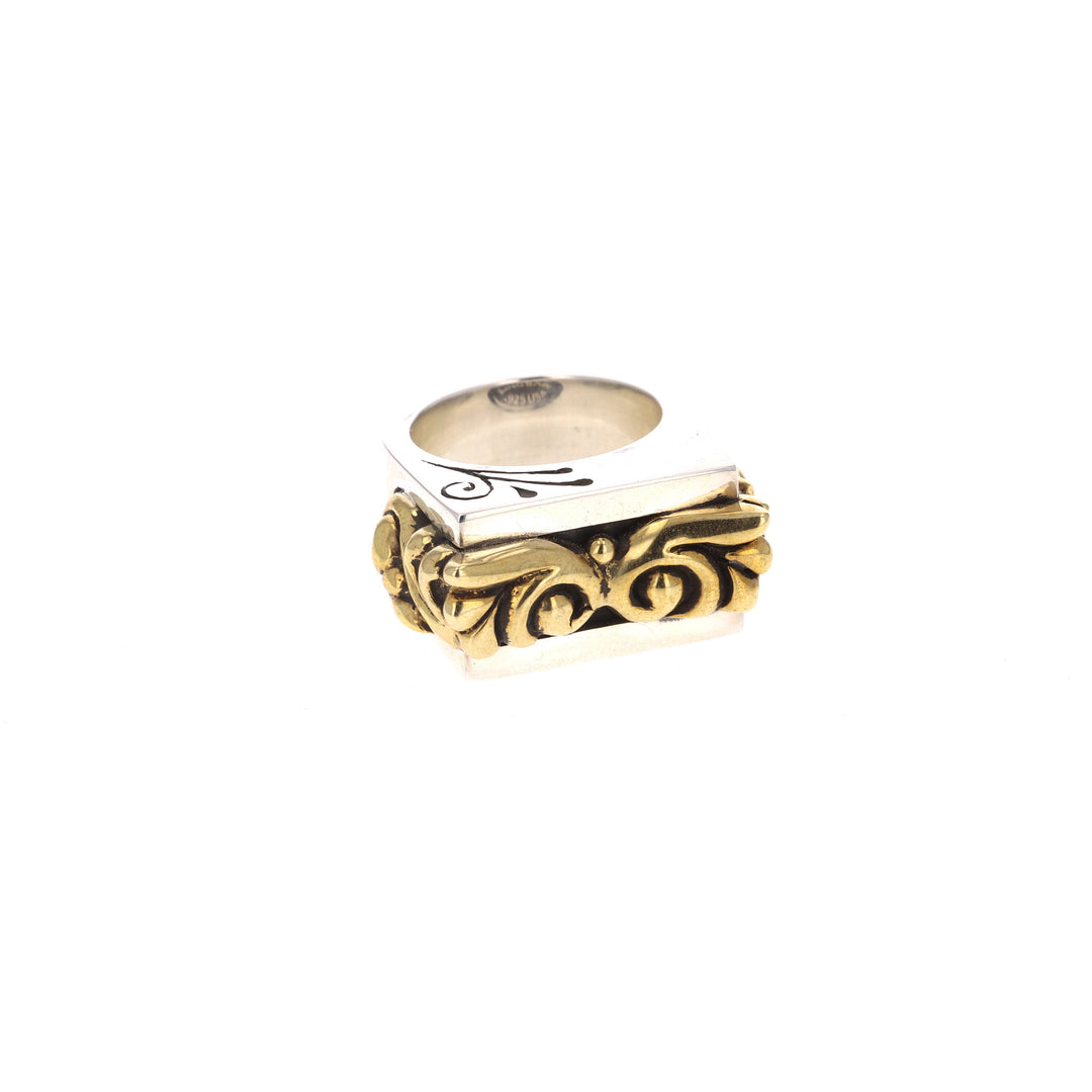 King Baby sterling silver ring