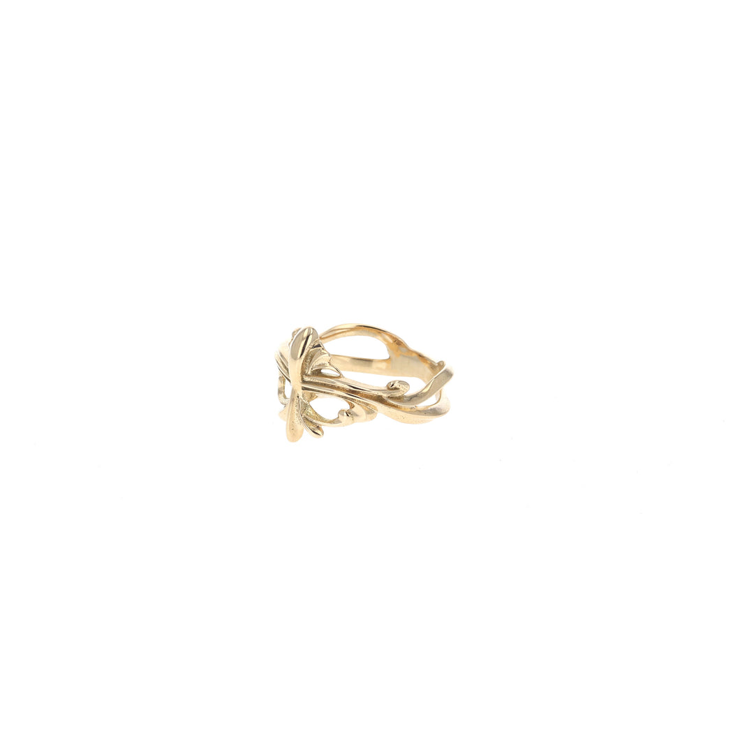 18k gold king baby ring