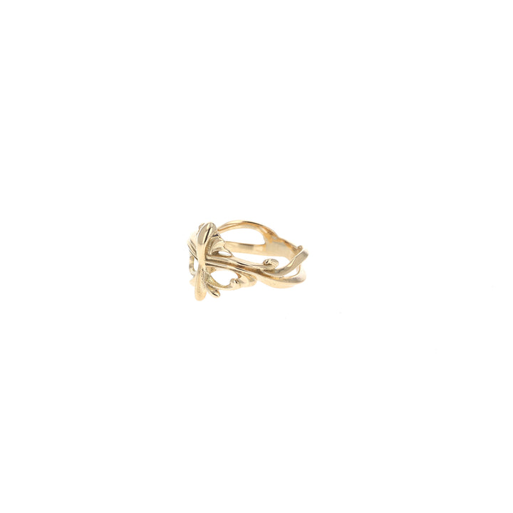 18k gold king baby ring