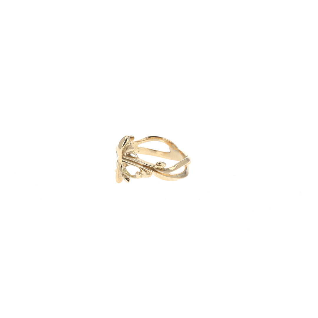 18k gold king baby ring