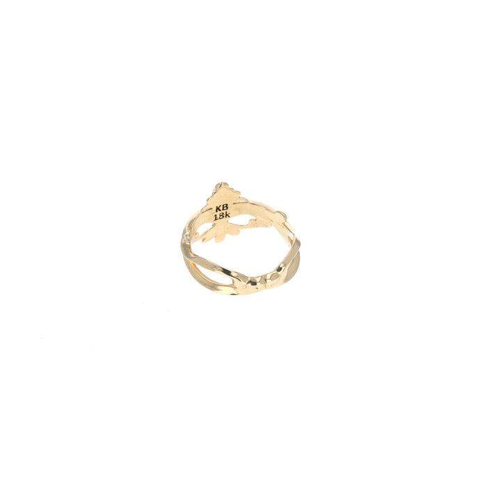 18k gold king baby ring